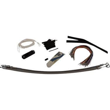 EZ Install Kit - 08-13 FLHT/FLHTC/FLHTK/FLHX / 14’’ / Braided - Hand/Foot Components